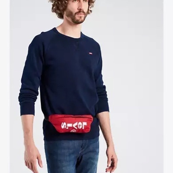 Levi’s Red Waist pack crossbody waist sling NWT - Picture 7 of 10